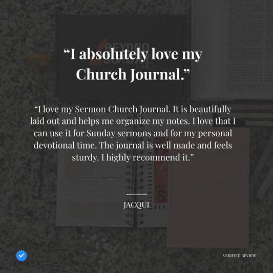 (2 Pack) Sermon Church Journal