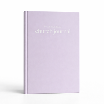 The Beyond Sunday Co Church Journal (Pastel Purple)