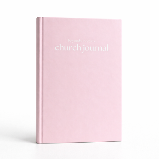 The Beyond Sunday Co Church Journal (Pastel Pink)